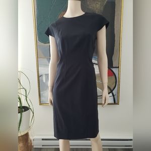 Hugo Boss | Sheath Dress with Contour Panelling amd Topstitch Details